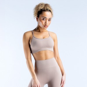 DFYNE Dynamic Backless Sports BH Dame Beige | YT1587096