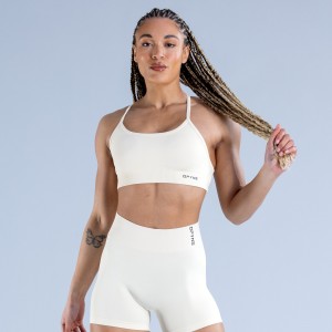 DFYNE Dynamic Backless Sports BH Dame Hvide | QZ1954063