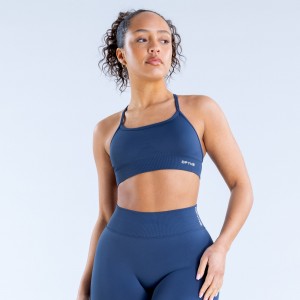 DFYNE Dynamic Backless Sports BH Dame Mørkeblå | JZ1569034
