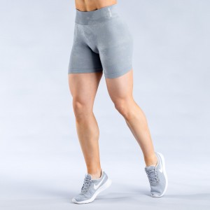DFYNE Dynamic Mist 4.5" Shorts Dame Lysegrå Hvide | DH6048327