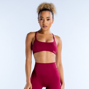 DFYNE Dynamic Twist Back Sports BH Dame Fuchsia | EK3061952