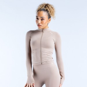 DFYNE Dynamic Zippy Jakker Dame Beige | YI8409713