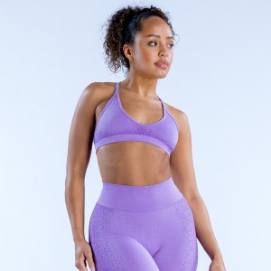 DFYNE Ignite Cross Back Sports BH Dame Lilla | NY5128403