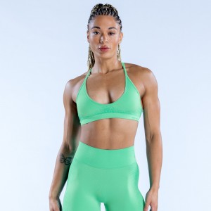 DFYNE Ignite Cross Back Sports BH Dame Mintgrønne | RU9184235