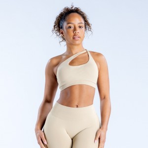 DFYNE Impact Asymmetric Sports BH Dame Beige | ES1084723