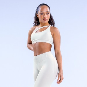 DFYNE Impact Asymmetric Sports BH Dame Hvide | AF7089356