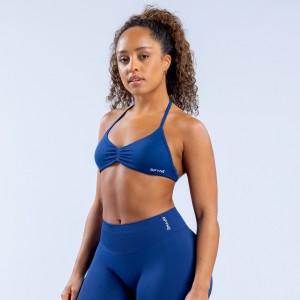 DFYNE Impact Strappy Sports BH Dame Blå | BN8367104