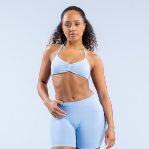 DFYNE Impact Strappy Sports BH Dame Blå | XA1580293