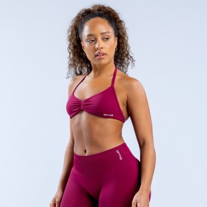 DFYNE Impact Strappy Sports BH Dame Fuchsia | GP3627108