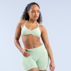 DFYNE Impact Strappy Sports BH Dame Grøn | QW7193458