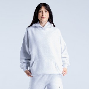 DFYNE Lanyi Edit Oversized Hættetrøje Dame Grå | DN1675920