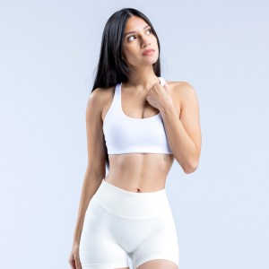 DFYNE Origin Racer Back Sports BH Dame Hvide | RQ1276349