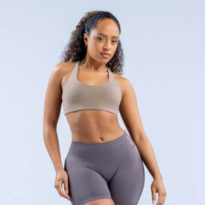 DFYNE Origin Racer Back Sports BH Dame Khaki | AL9564817