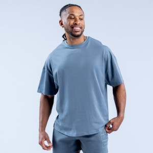 DFYNE Recharge Graphic T-Shirt Herre Grå | TK1852063