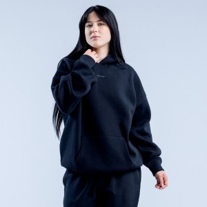 DFYNE Revive Heavy Weight Hættetrøje Dame Sort | KD5693042