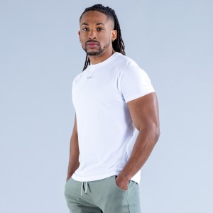DFYNE Stealth T-Shirt Herre Hvide | RS0692378