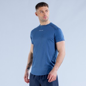 DFYNE Stealth Training T-Shirt Herre Blå | PY5409162