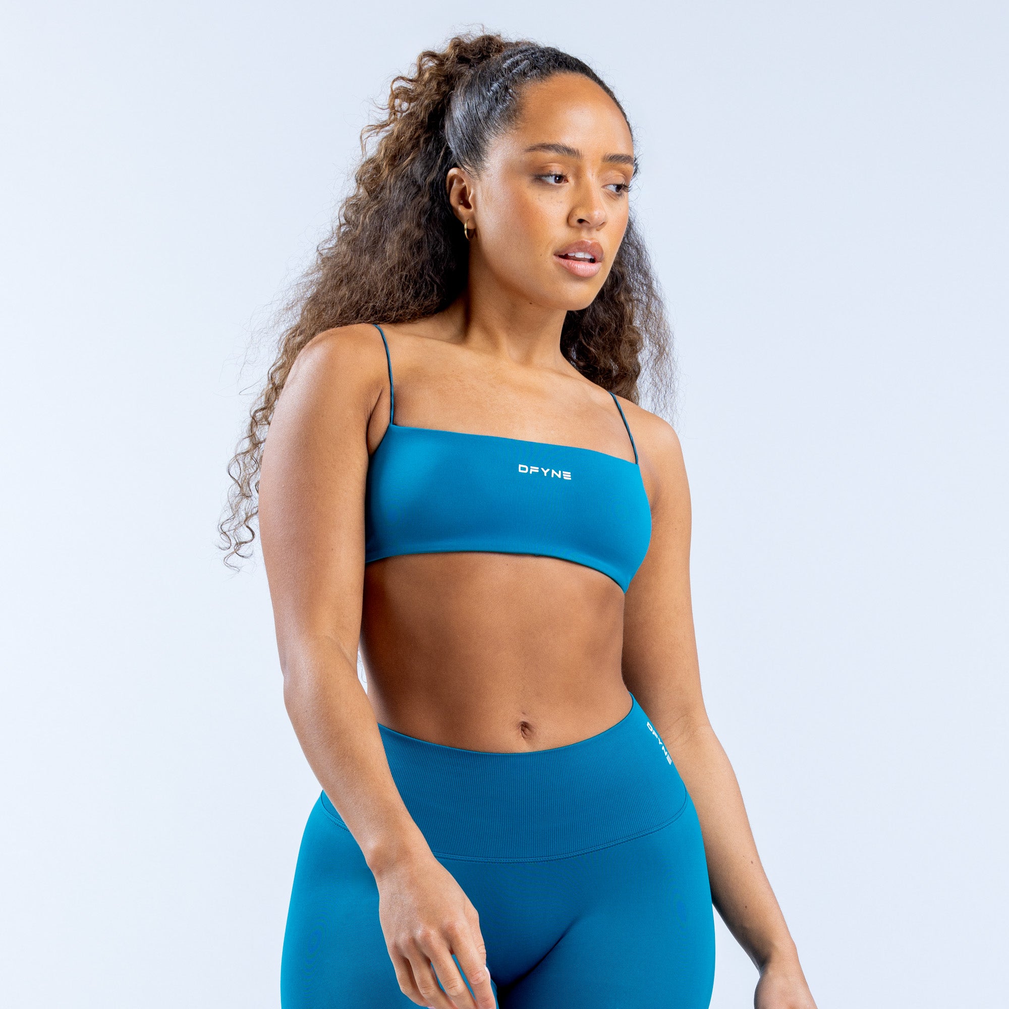 DFYNE Defy Strappy Sports BH Dame Blå | RA4016759