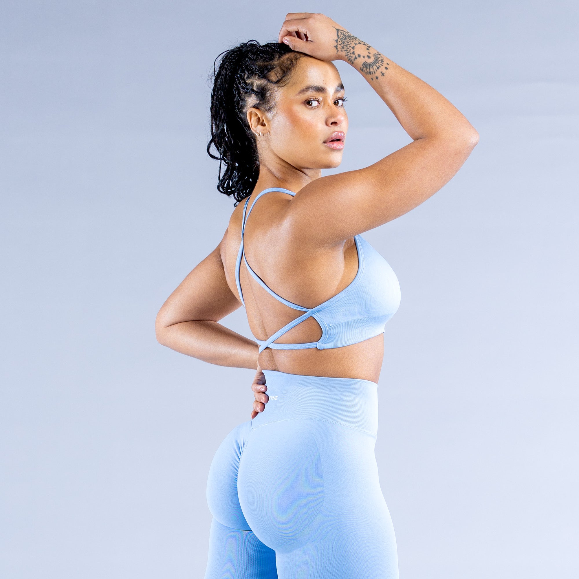 DFYNE Dynamic Backless Sports BH Dame Blå | NP4093581