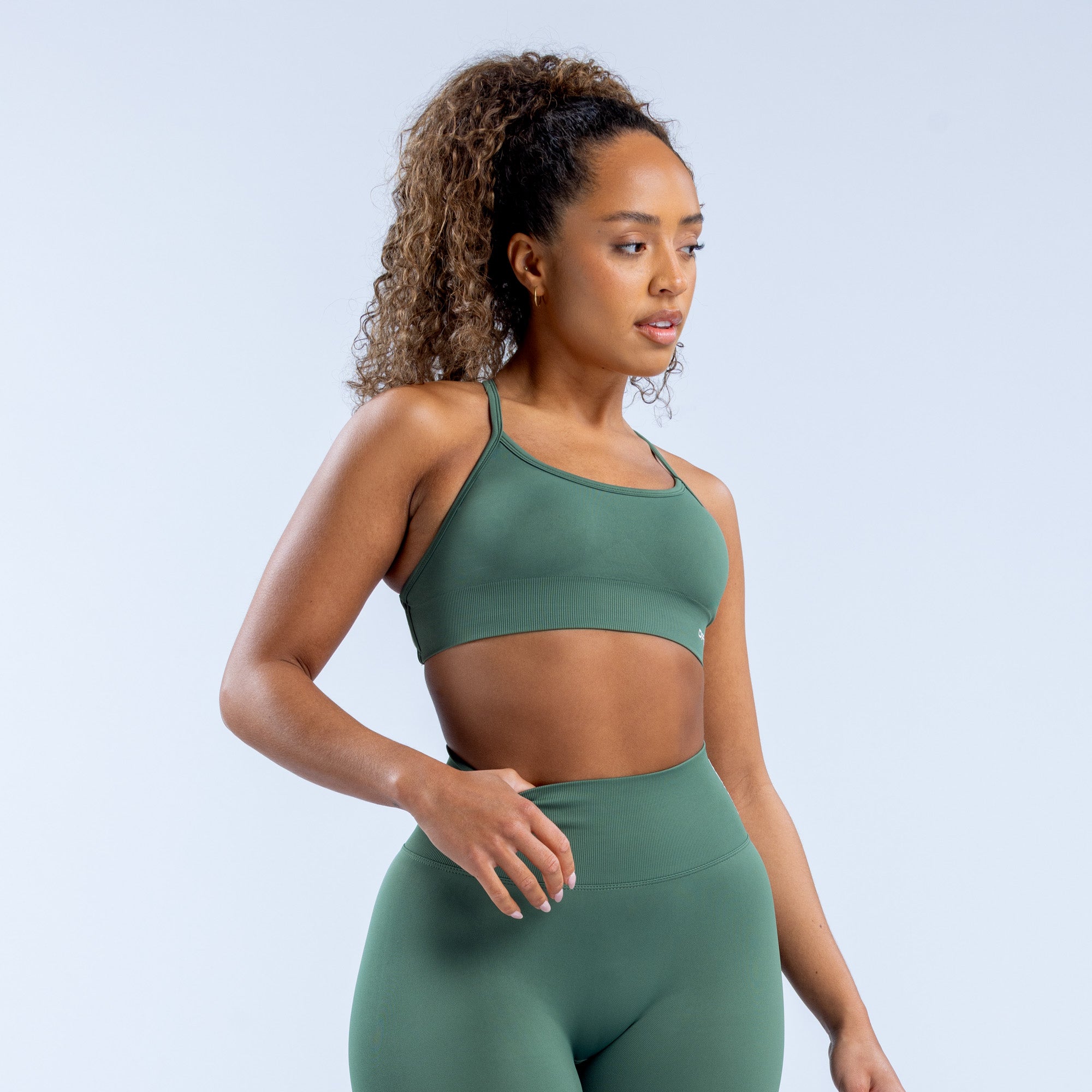 DFYNE Dynamic Backless Sports BH Dame Grøn | RC6837051