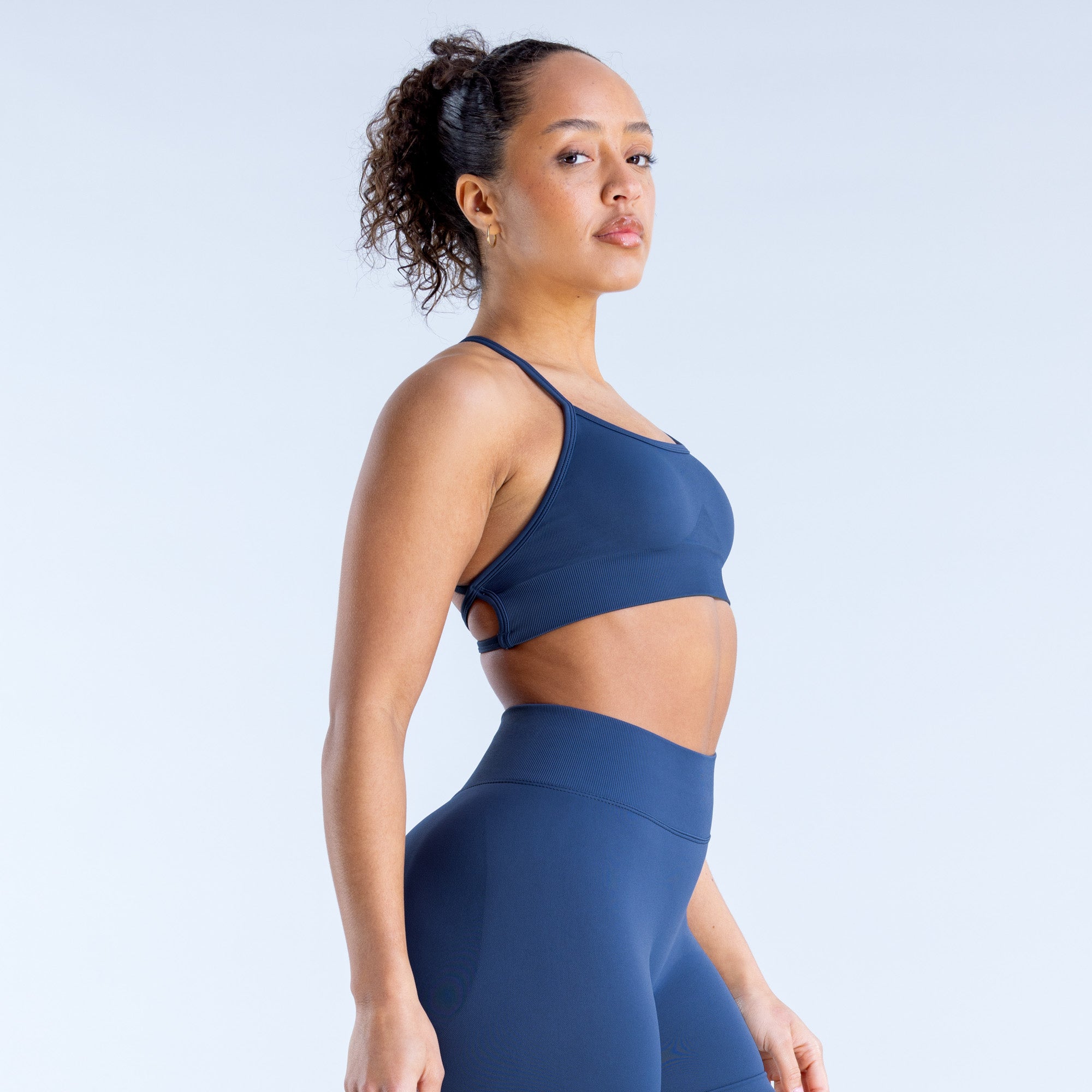 DFYNE Dynamic Backless Sports BH Dame Mørkeblå | JZ1569034