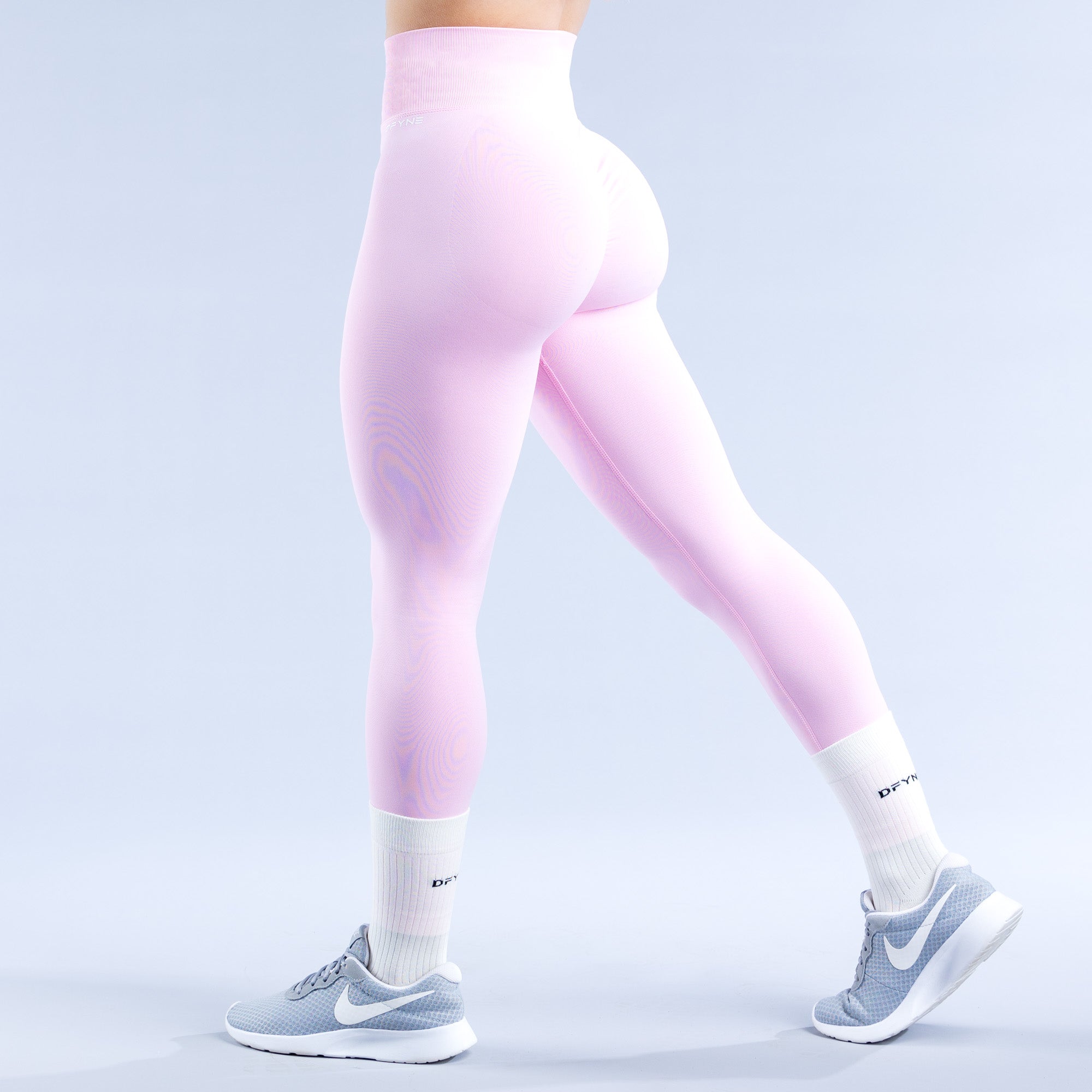 DFYNE Dynamic Tights Dame Lyselyserød Lyserød | AM5876230