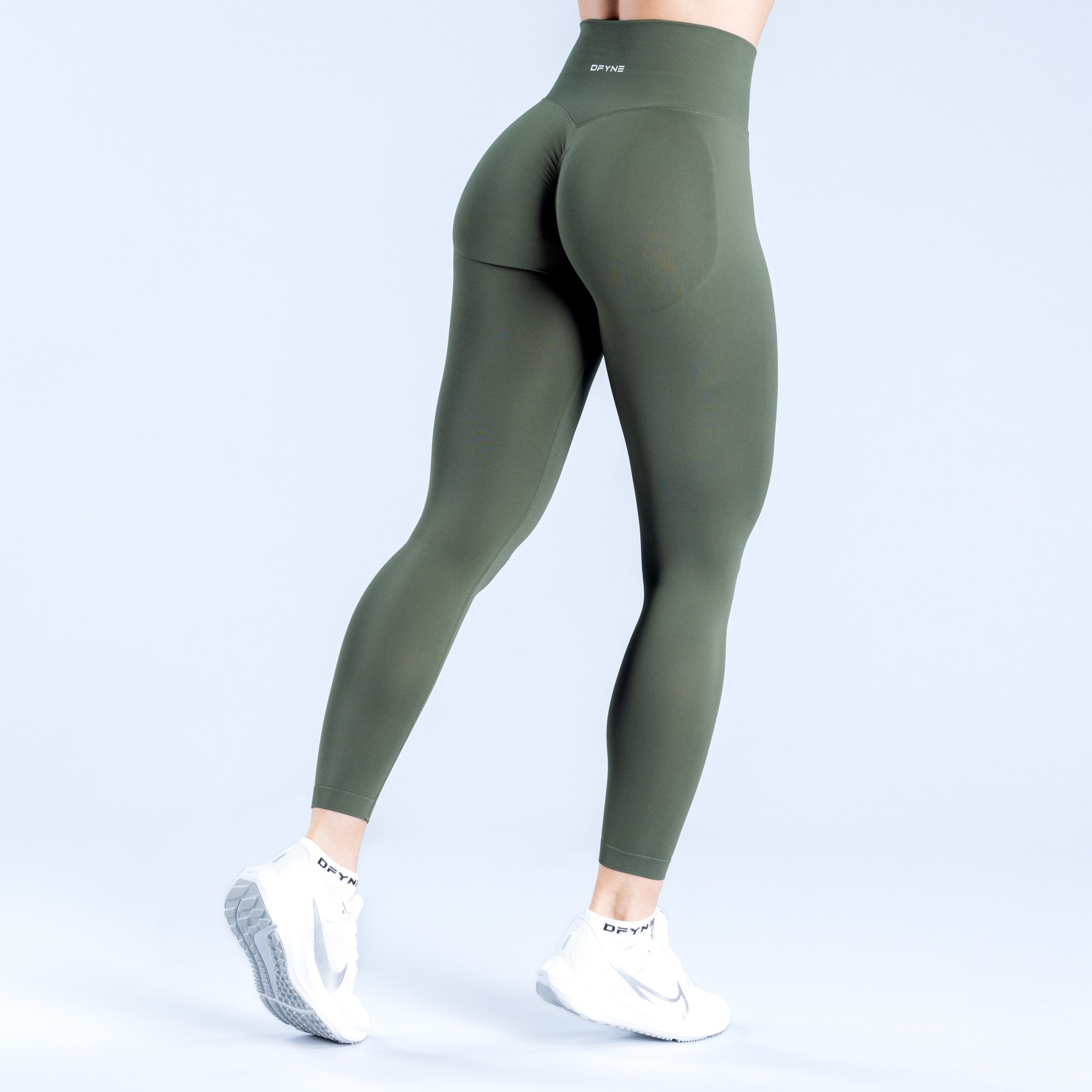 DFYNE Dynamic Tights Dame Olivengrøn | ZN0397158