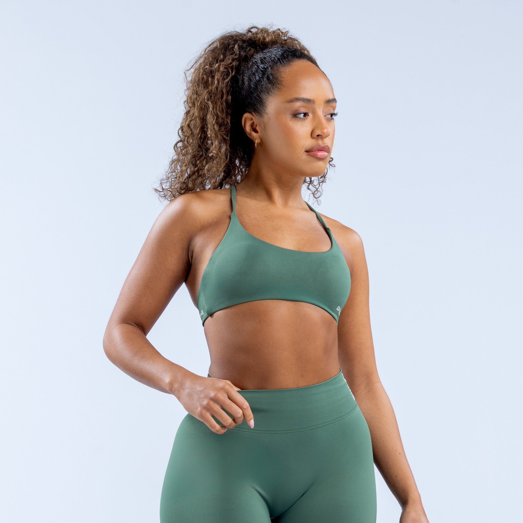 DFYNE Dynamic Twist Back Sports BH Dame Grøn | XN2071698