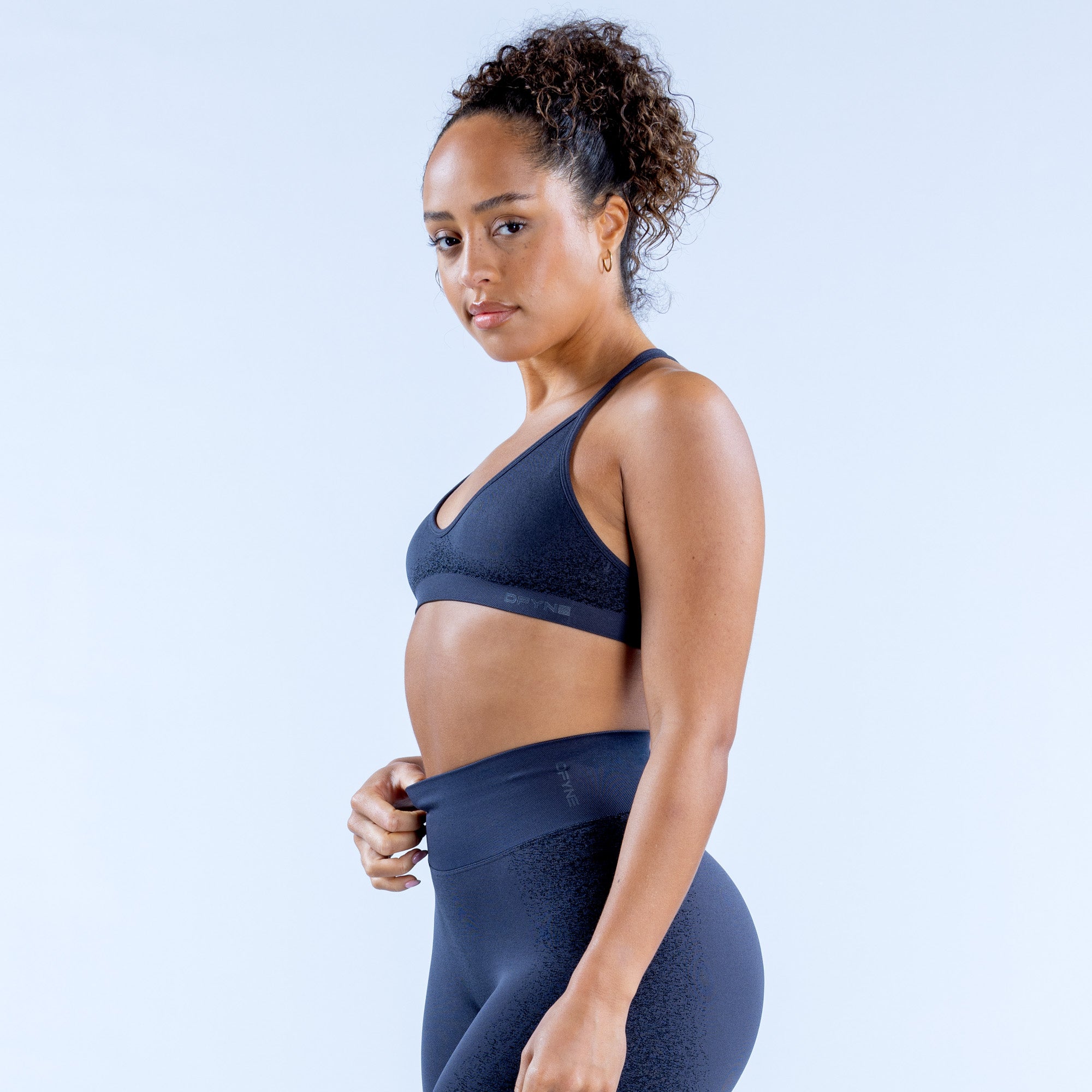 DFYNE Ignite Cross Back Sports BH Dame Grå | DL4729518