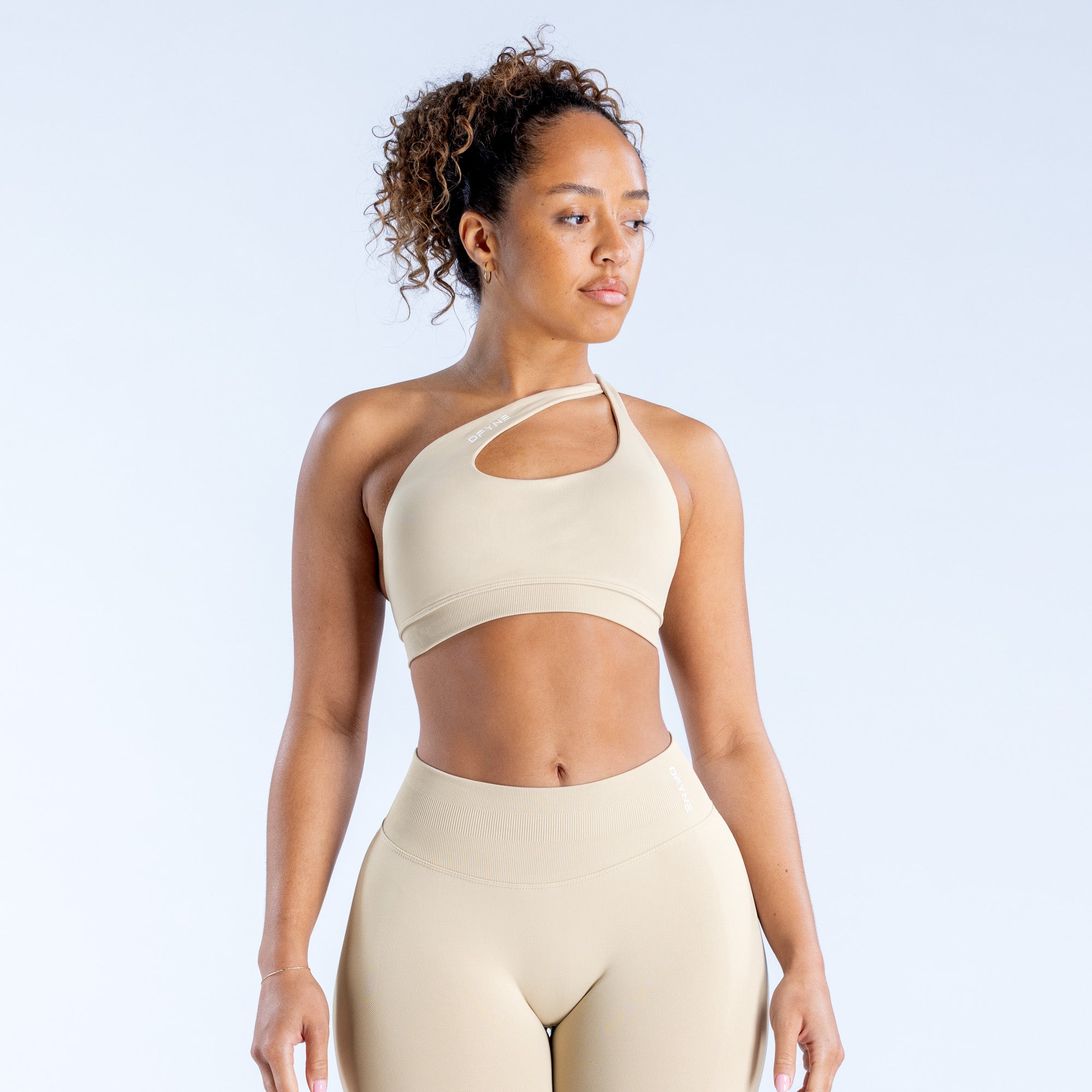 DFYNE Impact Asymmetric Sports BH Dame Beige | ES1084723