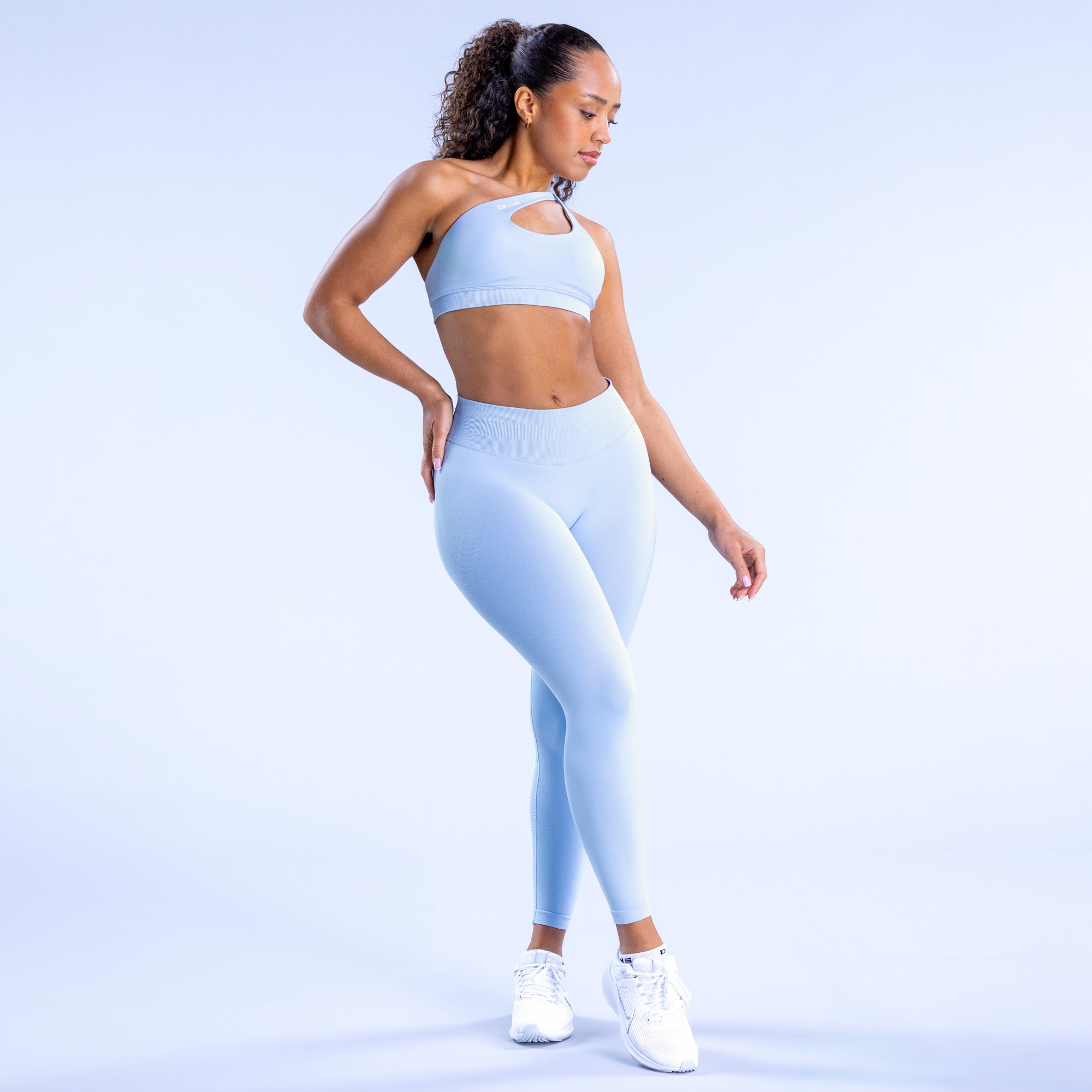 DFYNE Impact Asymmetric Sports BH Dame Blå | KB3061749