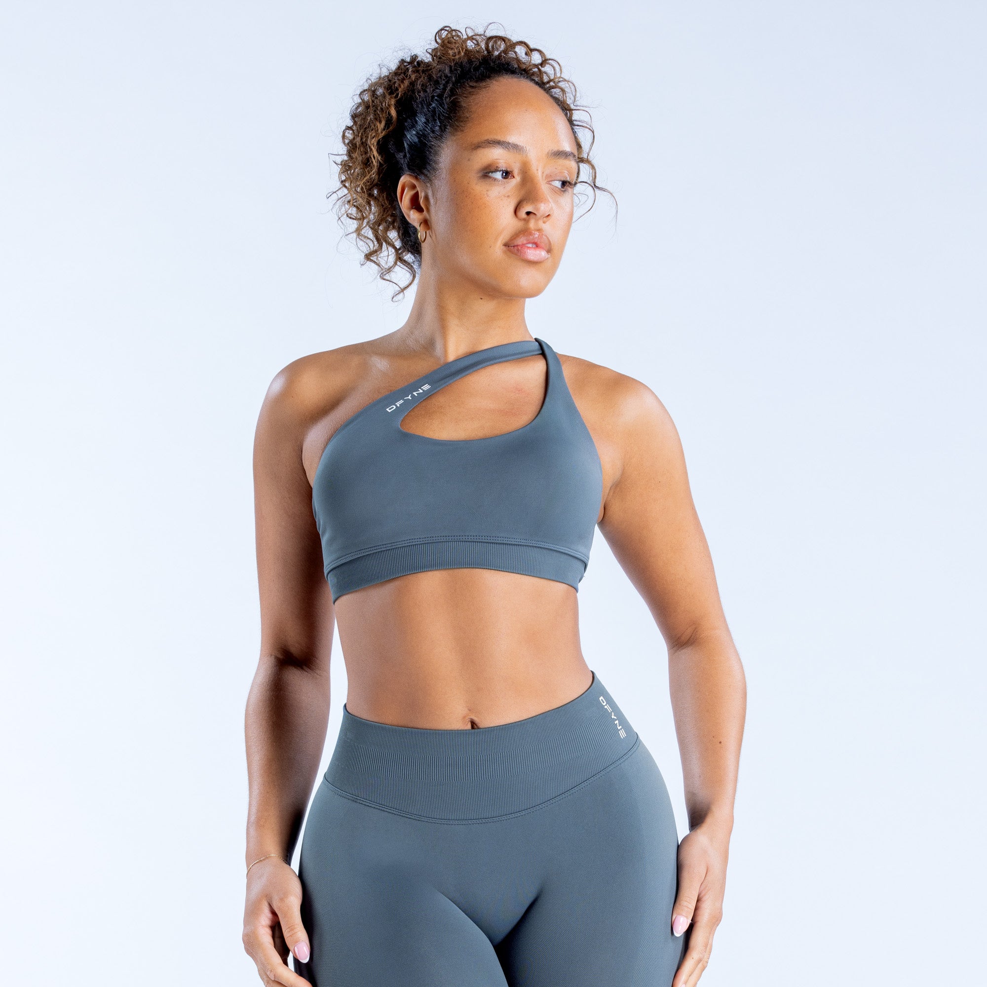 DFYNE Impact Asymmetric Sports BH Dame Grå | EW5812306