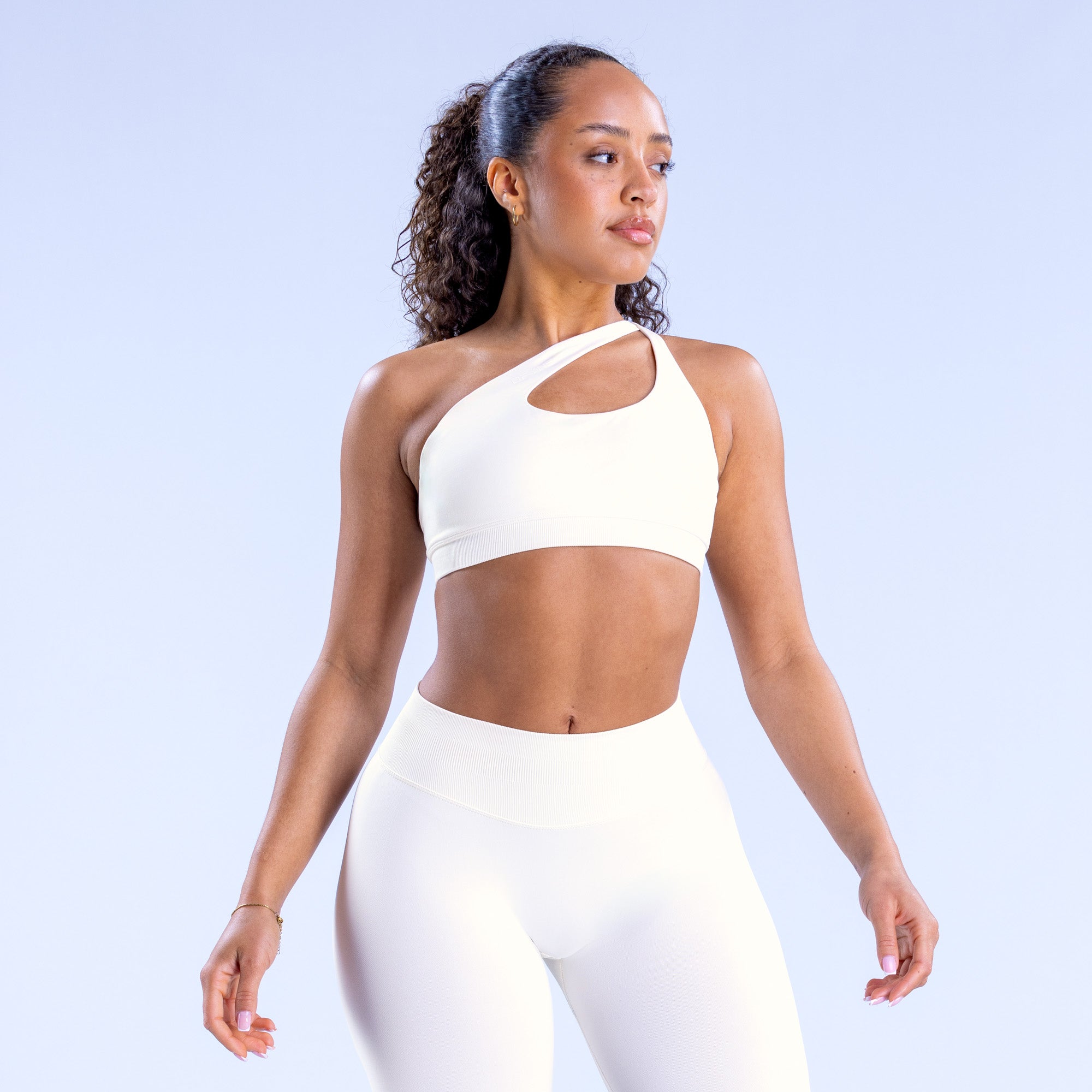 DFYNE Impact Asymmetric Sports BH Dame Hvide | YV6910345