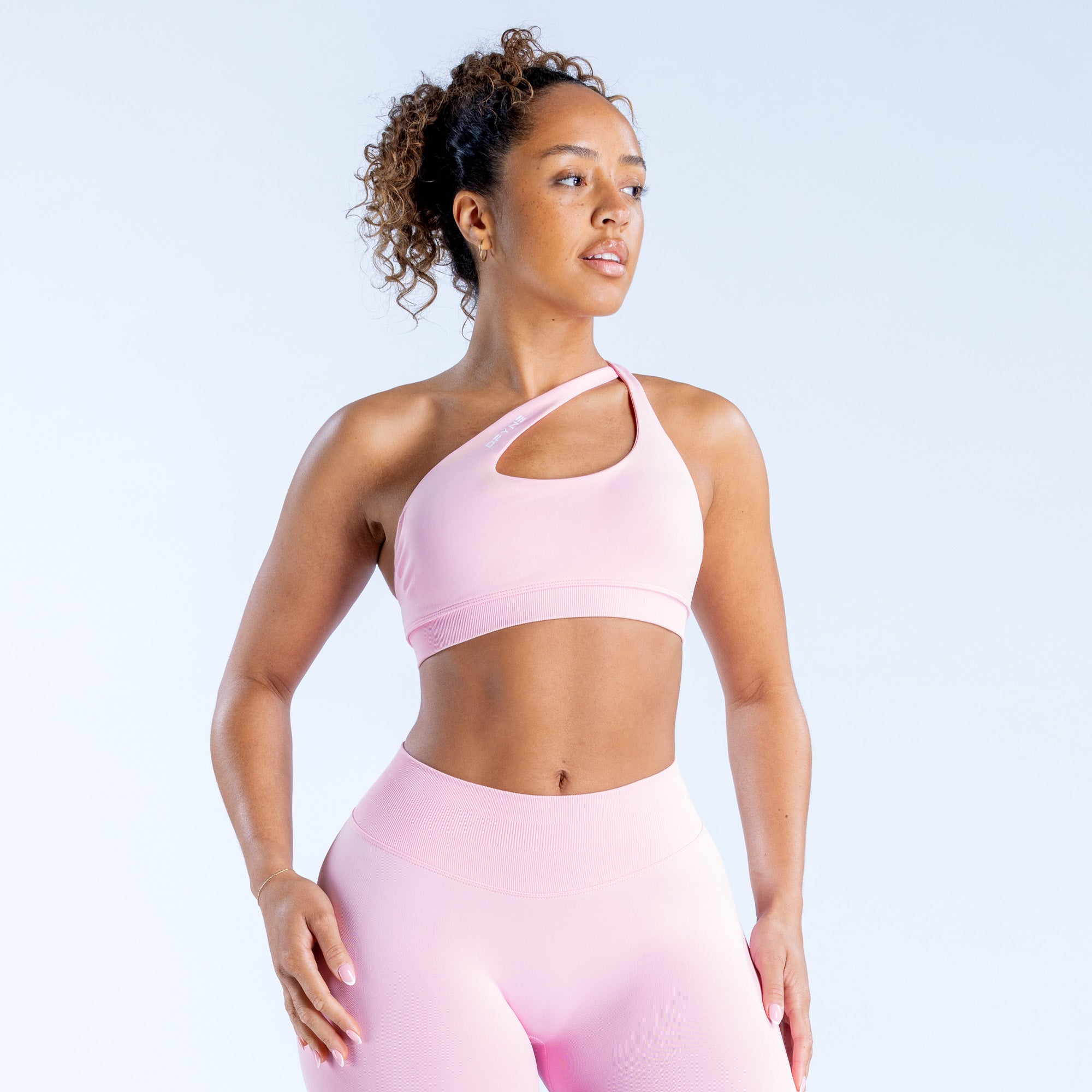 DFYNE Impact Asymmetric Sports BH Dame Lyselyserød Lyserød | VW3279481