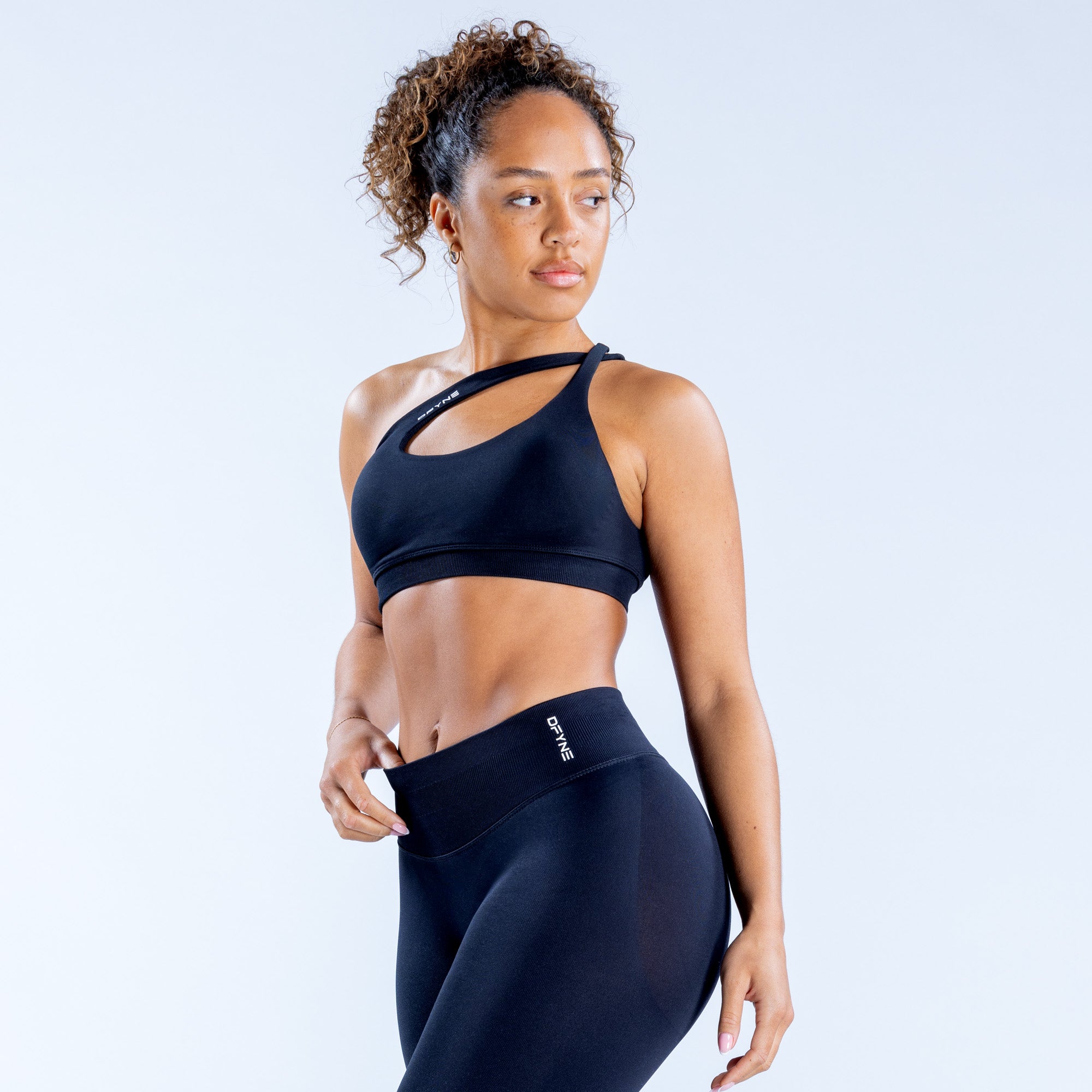 DFYNE Impact Asymmetric Sports BH Dame Sort | NX4629537