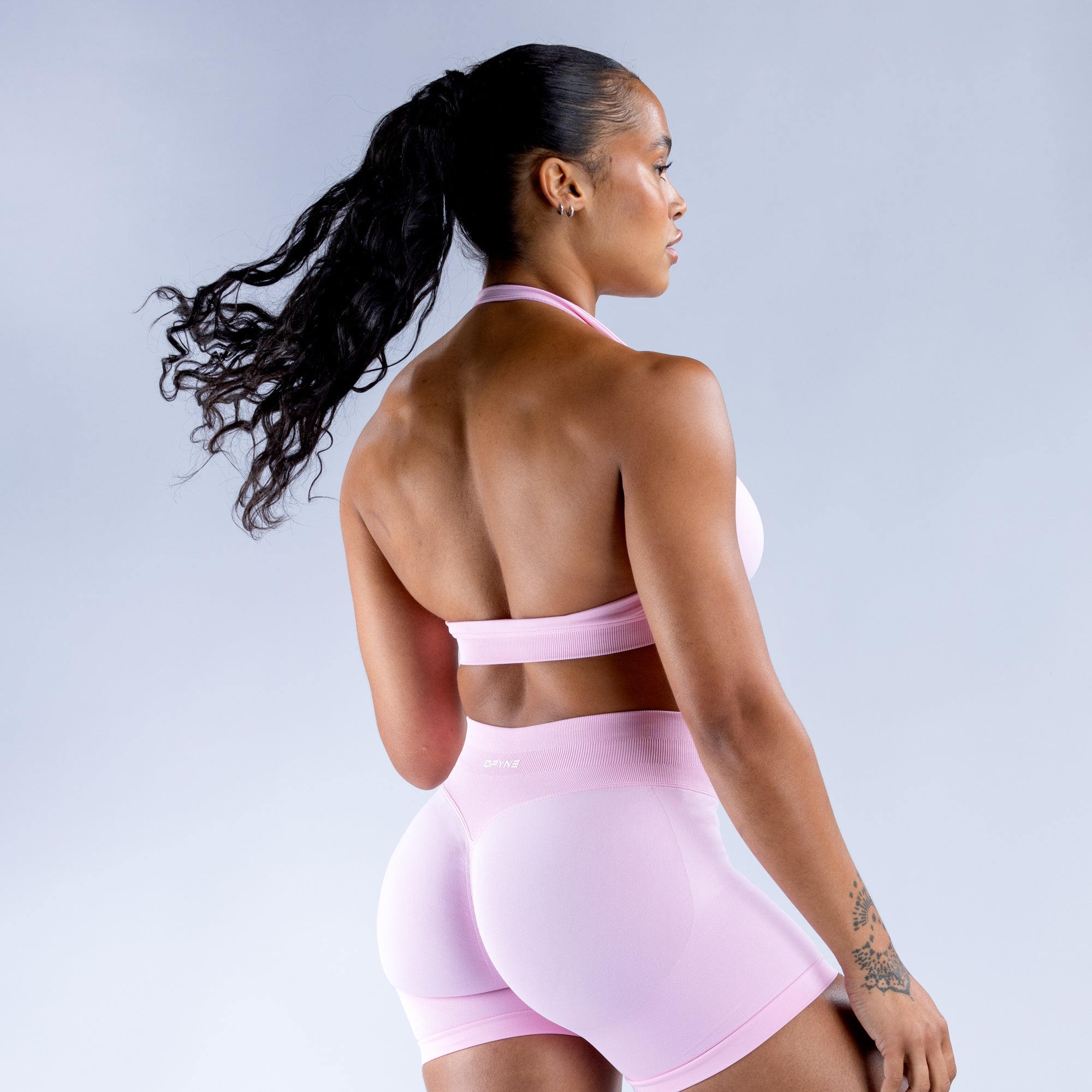 DFYNE Impact Sports BH Dame Lyselyserød Lyserød | NJ3068924
