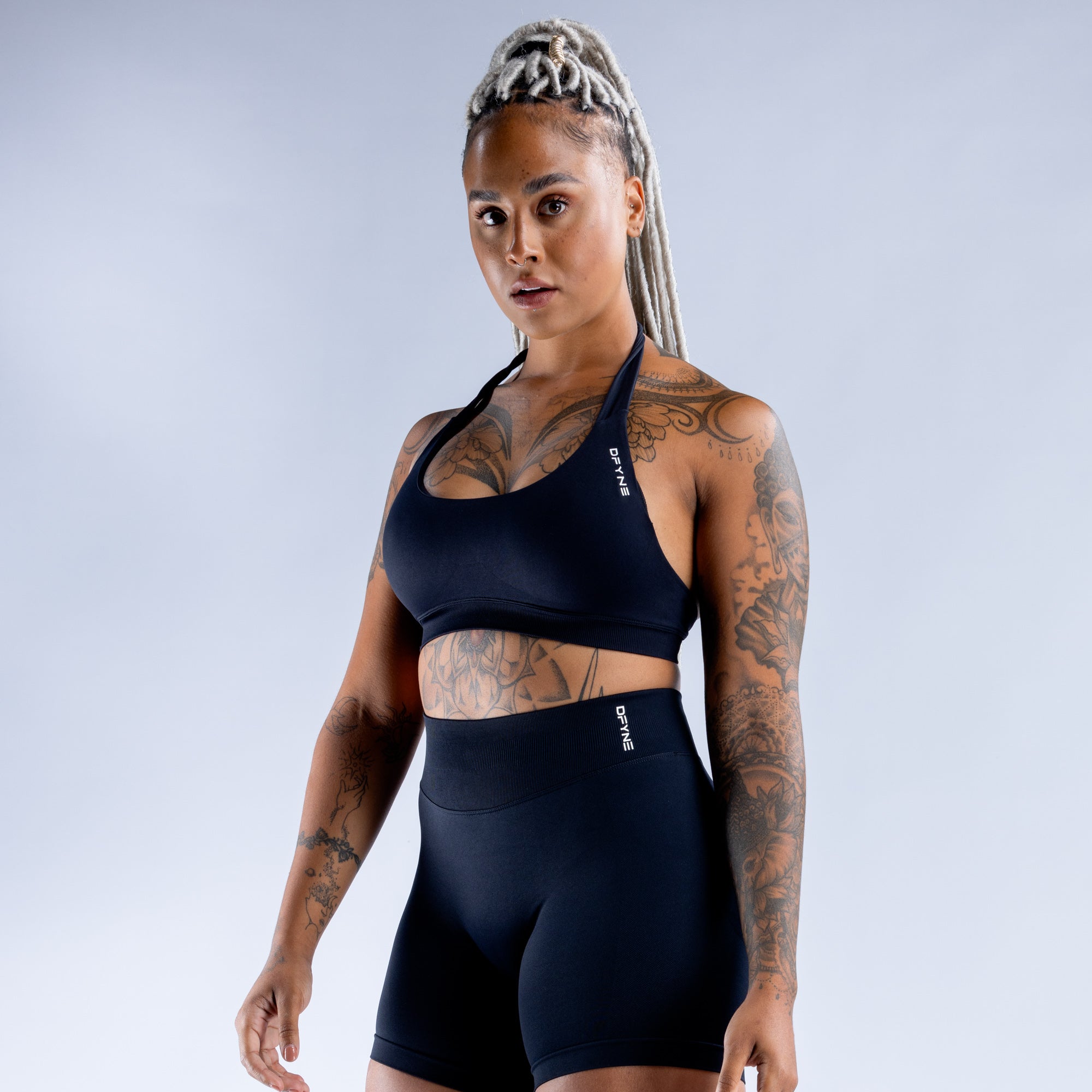 DFYNE Impact Sports BH Dame Sort | EH1638290