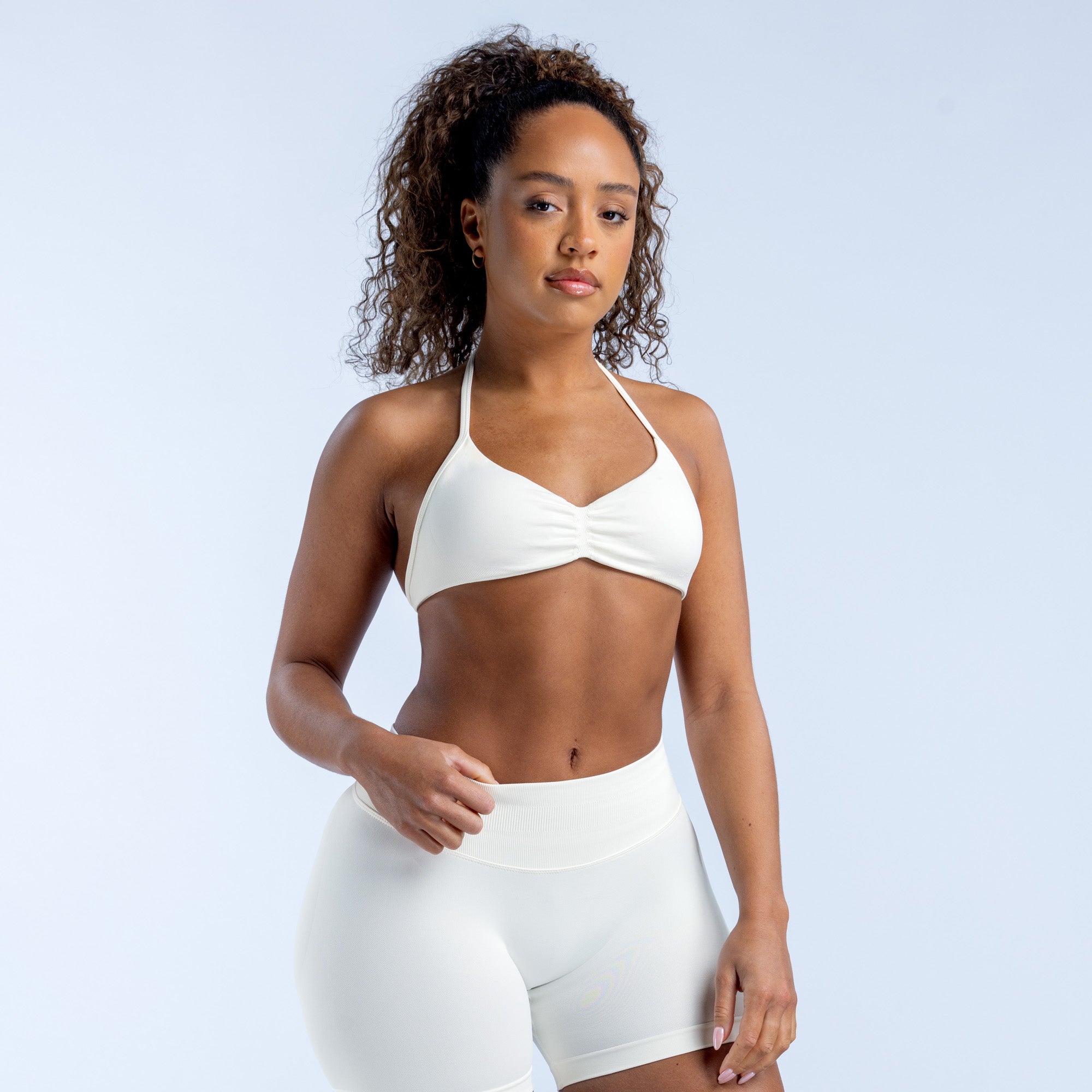 DFYNE Impact Strappy Sports BH Dame Hvide | DT4208713