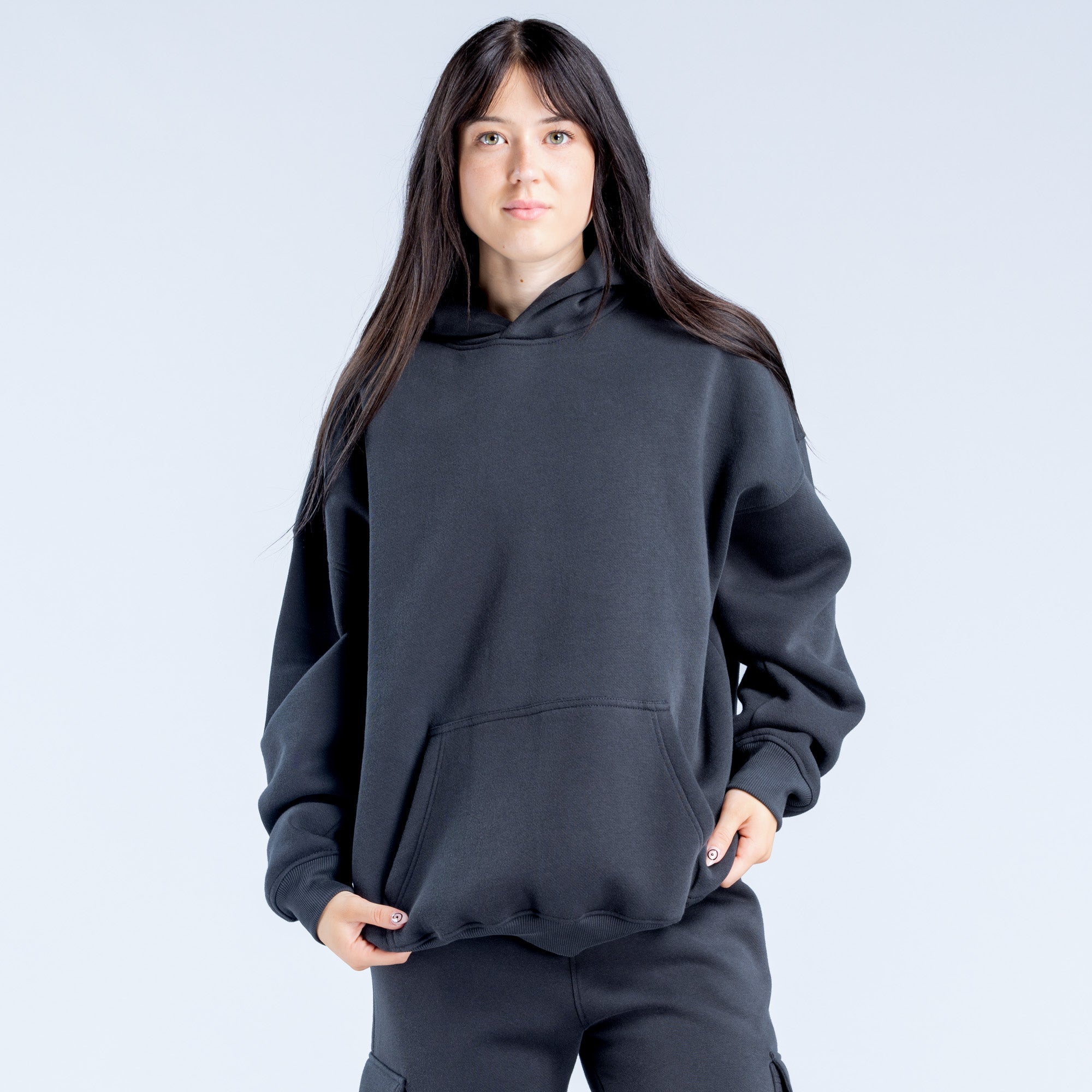 DFYNE Lanyi Edit Oversized Hættetrøje Dame Sort | SP4710985