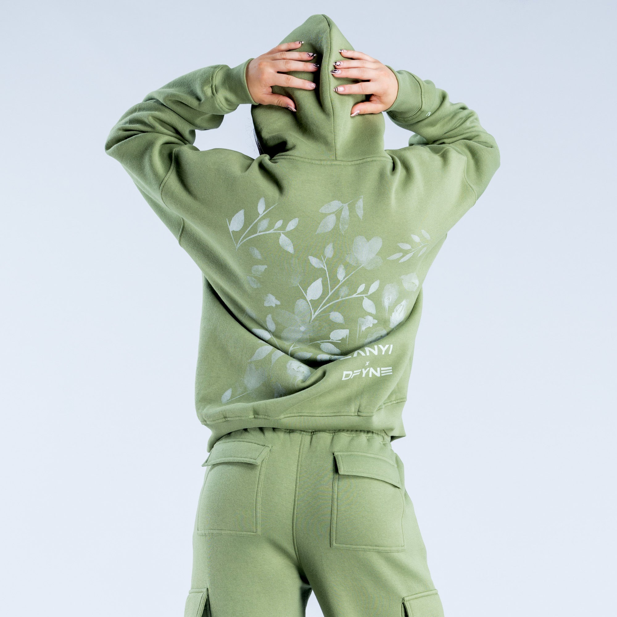 DFYNE Lanyi Edit Oversized Hættetrøje Dame Dyb Grøn | CP4368719