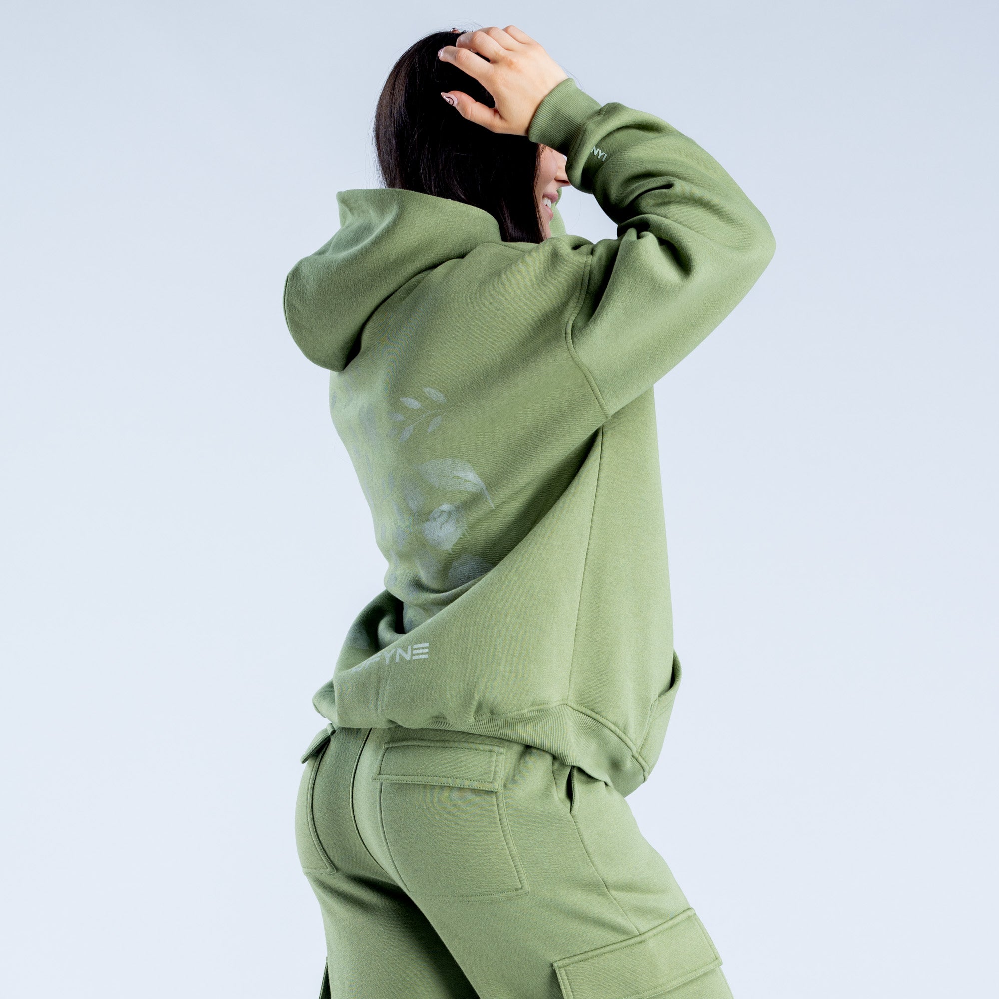 DFYNE Lanyi Edit Oversized Hættetrøje Dame Dyb Grøn | CP4368719