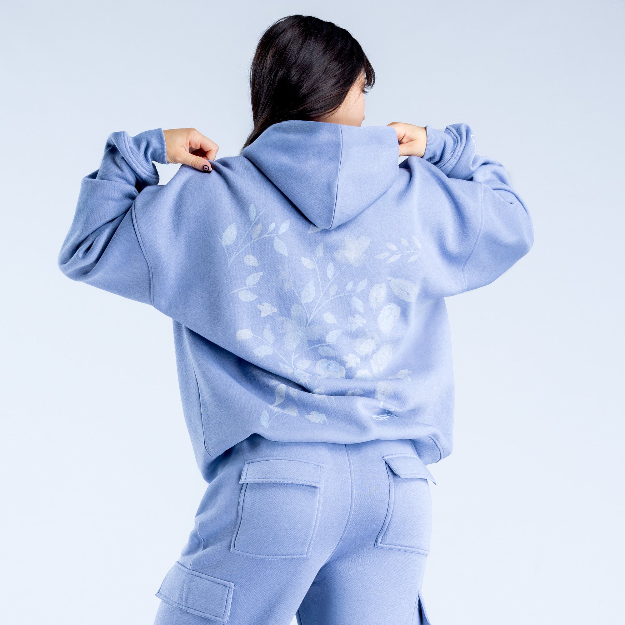 DFYNE Lanyi Edit Oversized Hættetrøje Dame Blå | FB0365241
