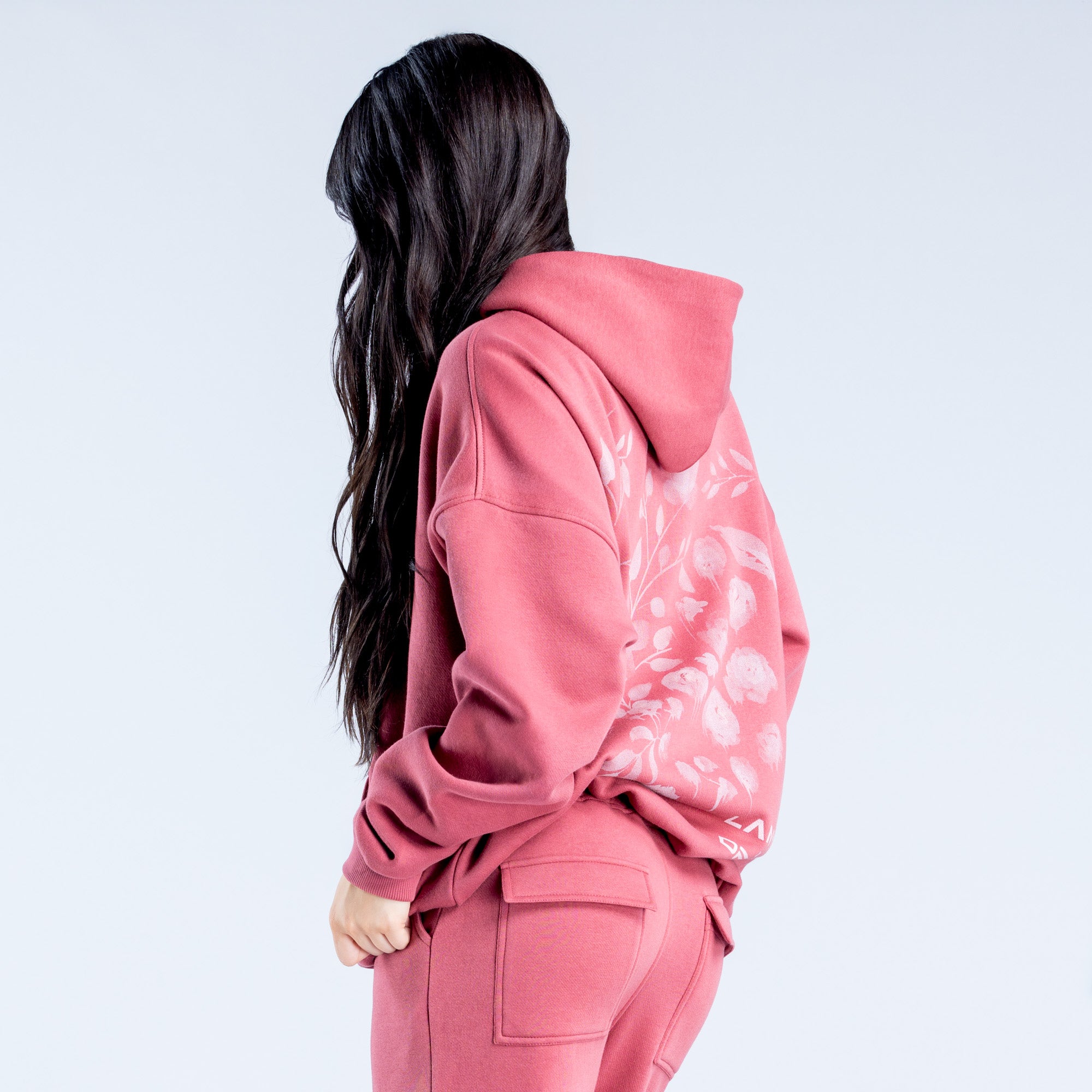 DFYNE Lanyi Edit Oversized Hættetrøje Dame Dyb Lyserød | FA8961275