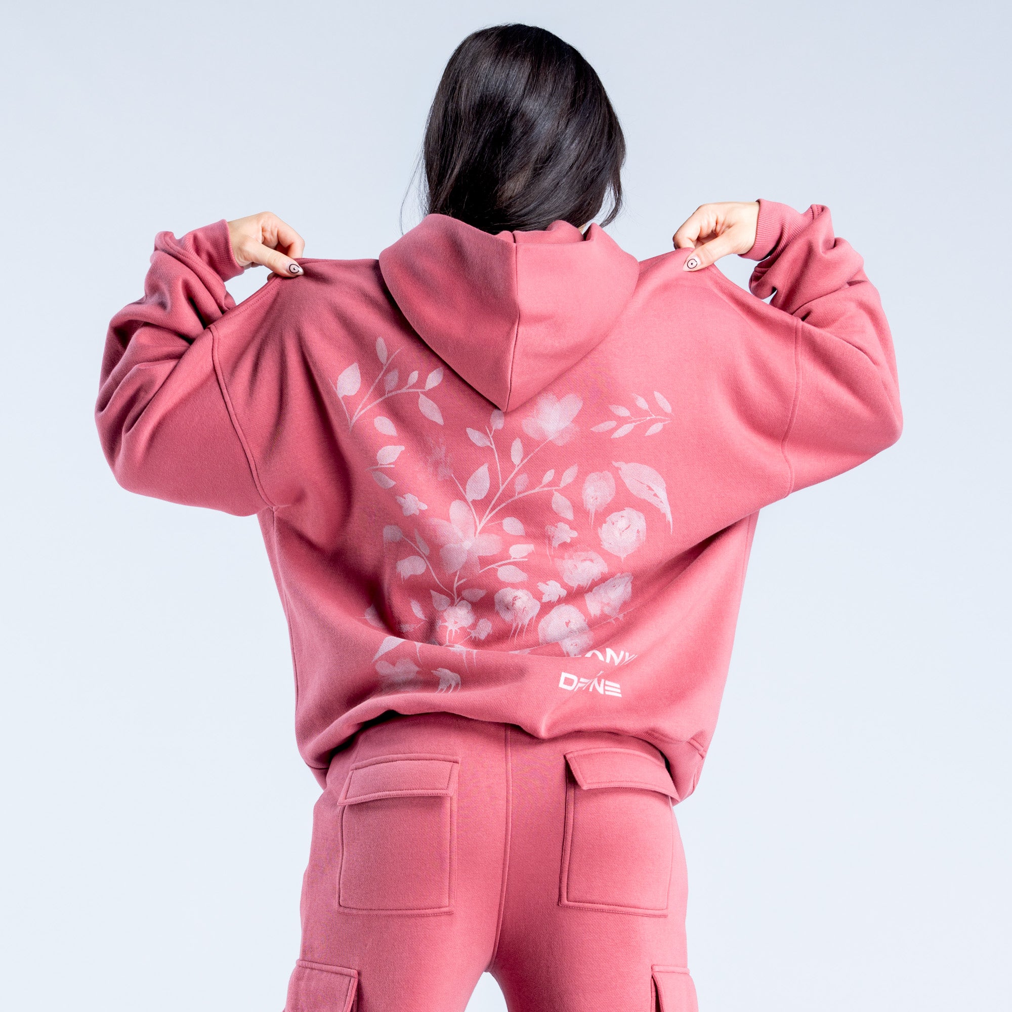 DFYNE Lanyi Edit Oversized Hættetrøje Dame Dyb Lyserød | FA8961275