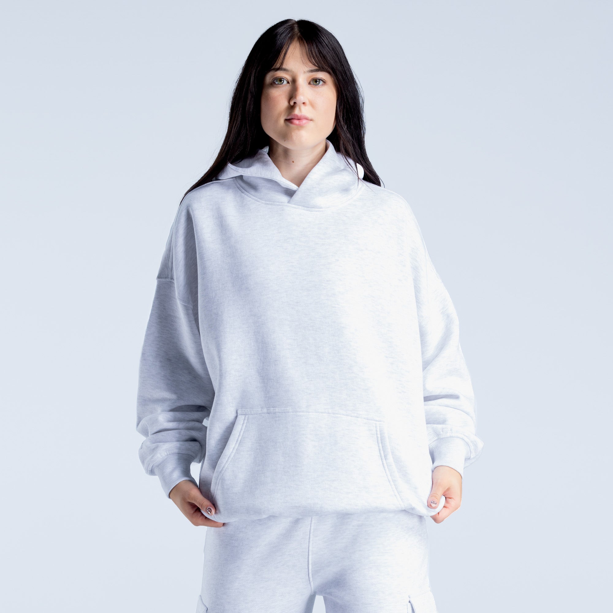 DFYNE Lanyi Edit Oversized Hættetrøje Dame Grå | DN1675920
