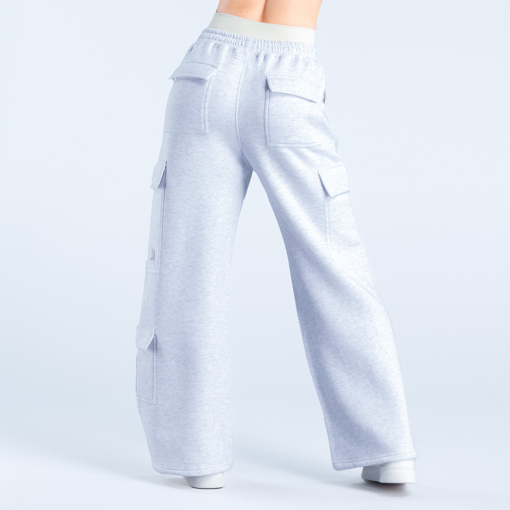 DFYNE Lanyi Edit Wide Leg Cargo Joggingbukser Dame Grå | RQ9834602