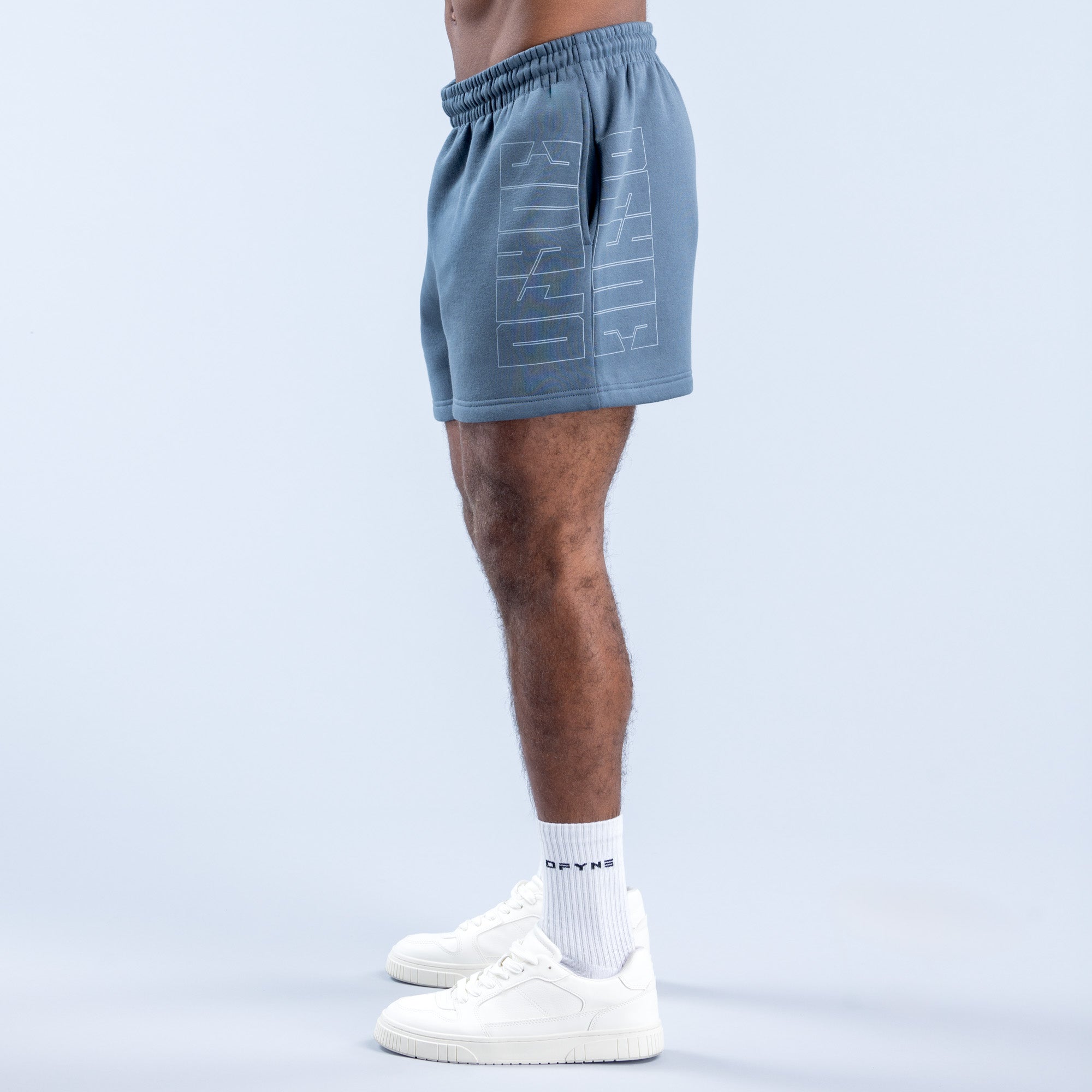 DFYNE Recharge Graphic Shorts Herre Grå | UK6813549