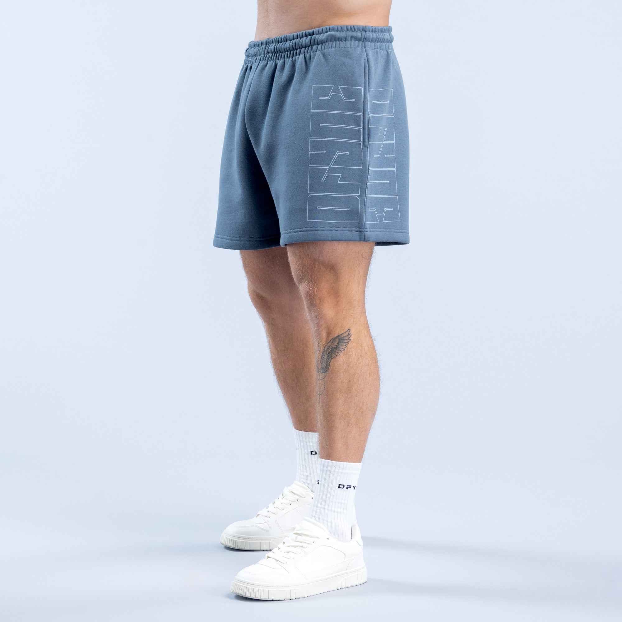 DFYNE Recharge Graphic Shorts Herre Grå | UK6813549