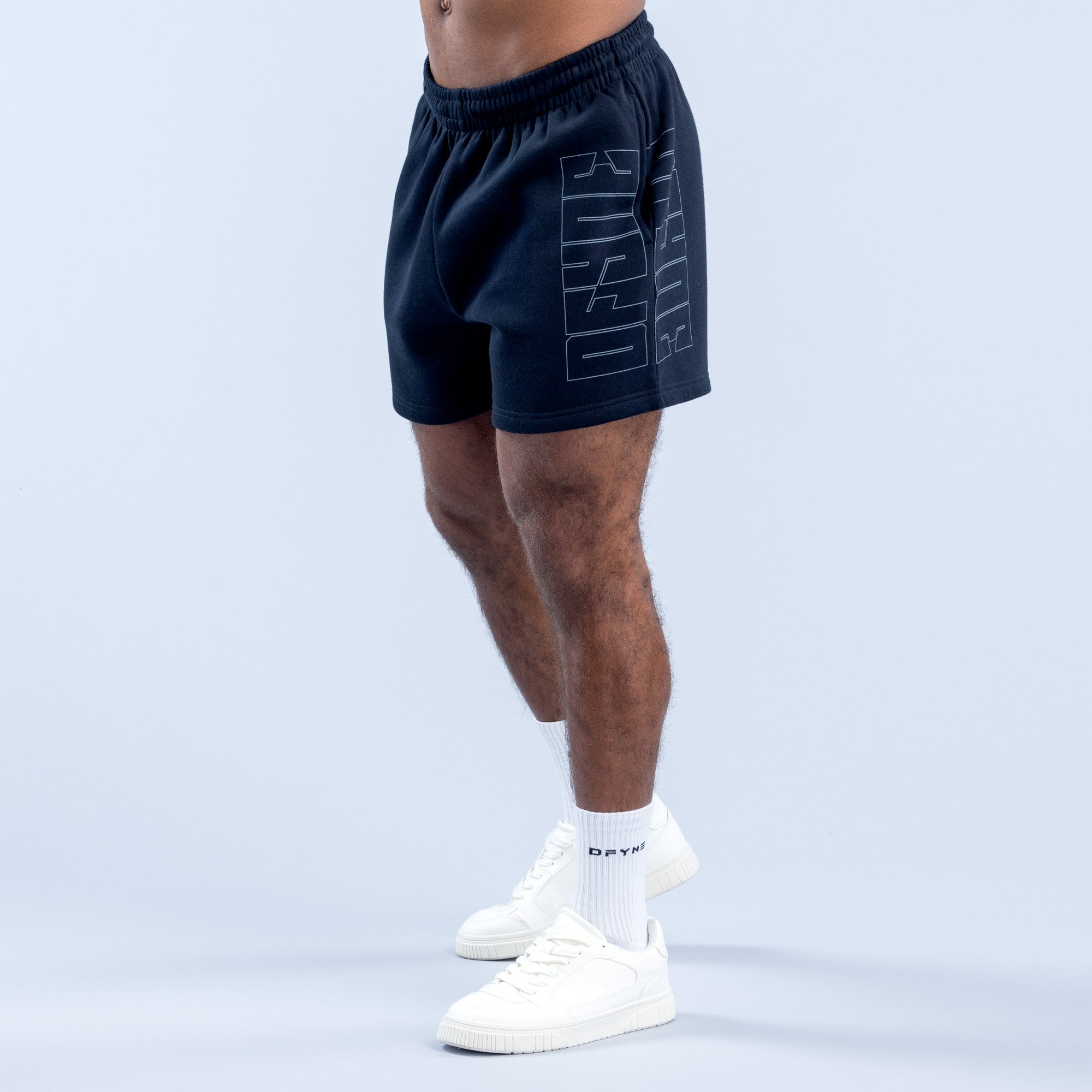 DFYNE Recharge Graphic Shorts Herre Sort | XL7241603