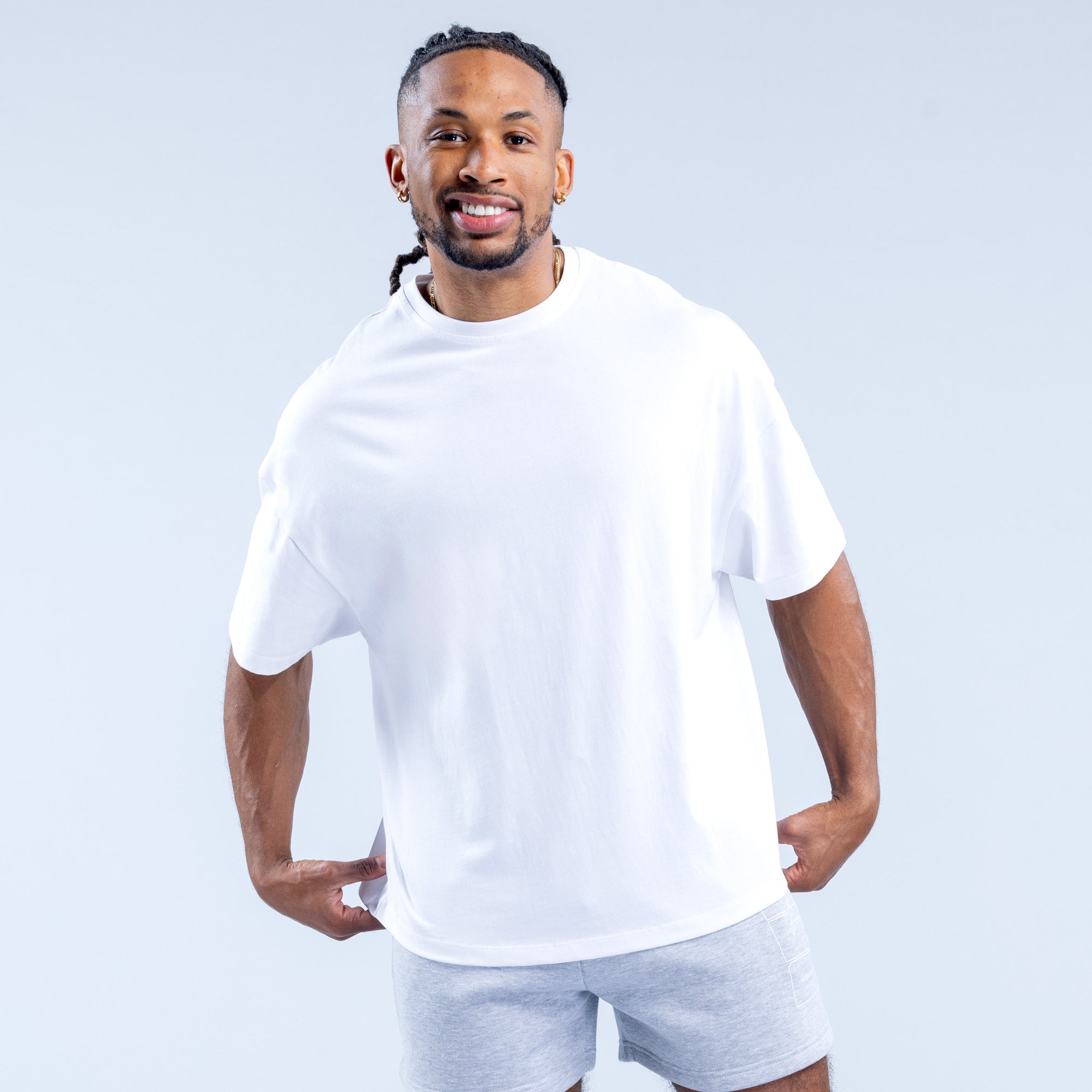 DFYNE Recharge Graphic T-Shirt Herre Hvide | TX5961234